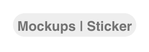 Mockups Sticker